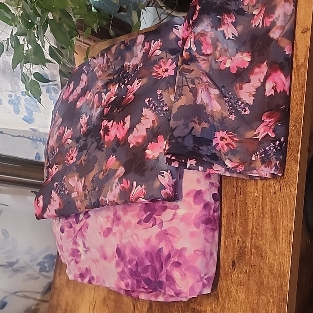 Floral Print Large  Material Pieces 3.6lbs